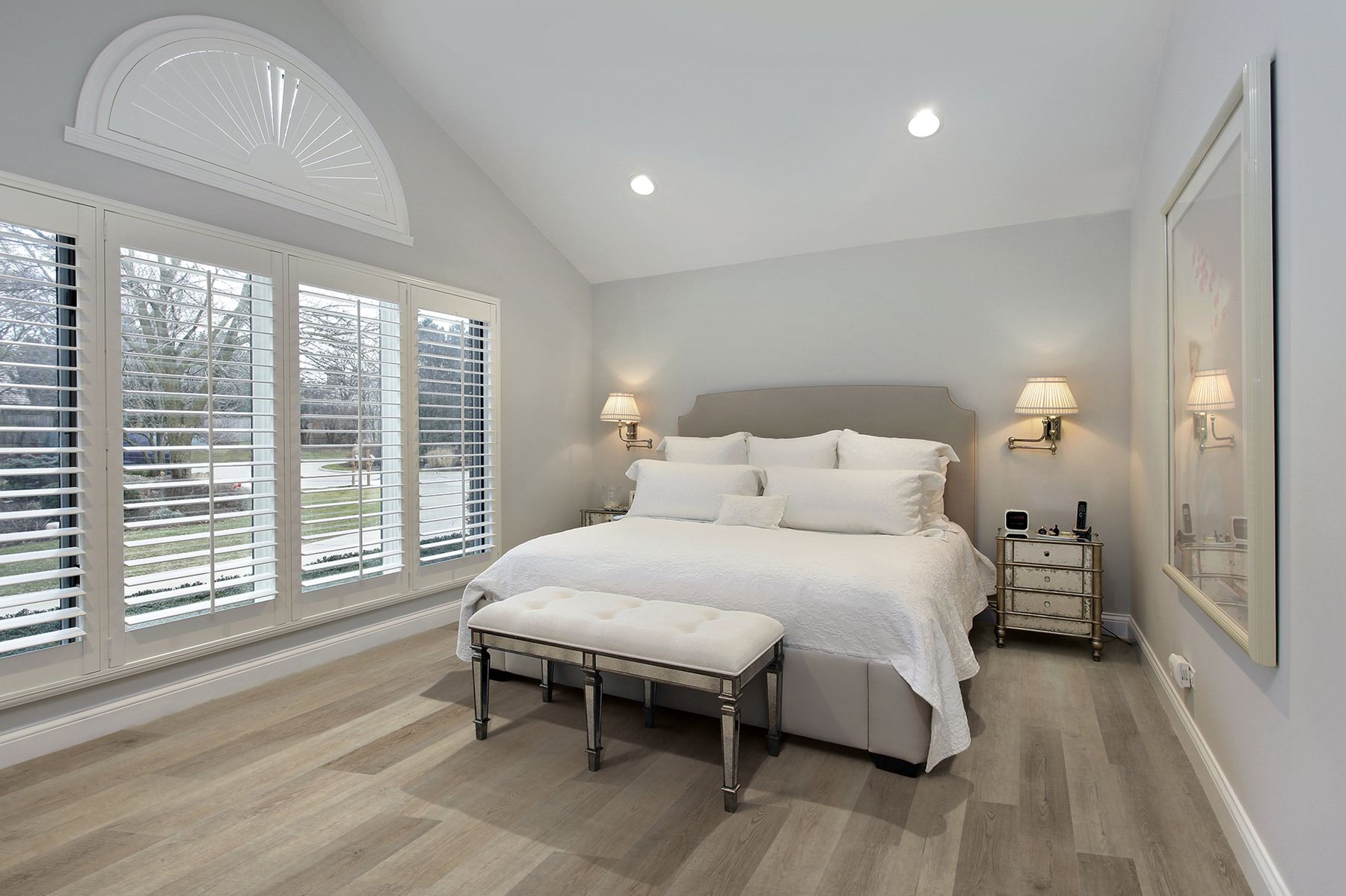 Light LVP in a bedroom